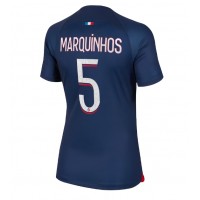 Echipament fotbal Paris Saint-Germain Marquinhos #5 Tricou Acasa 2023-24 pentru femei maneca scurta